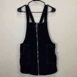 Cotton‎ on overalls mini dress corduroy black